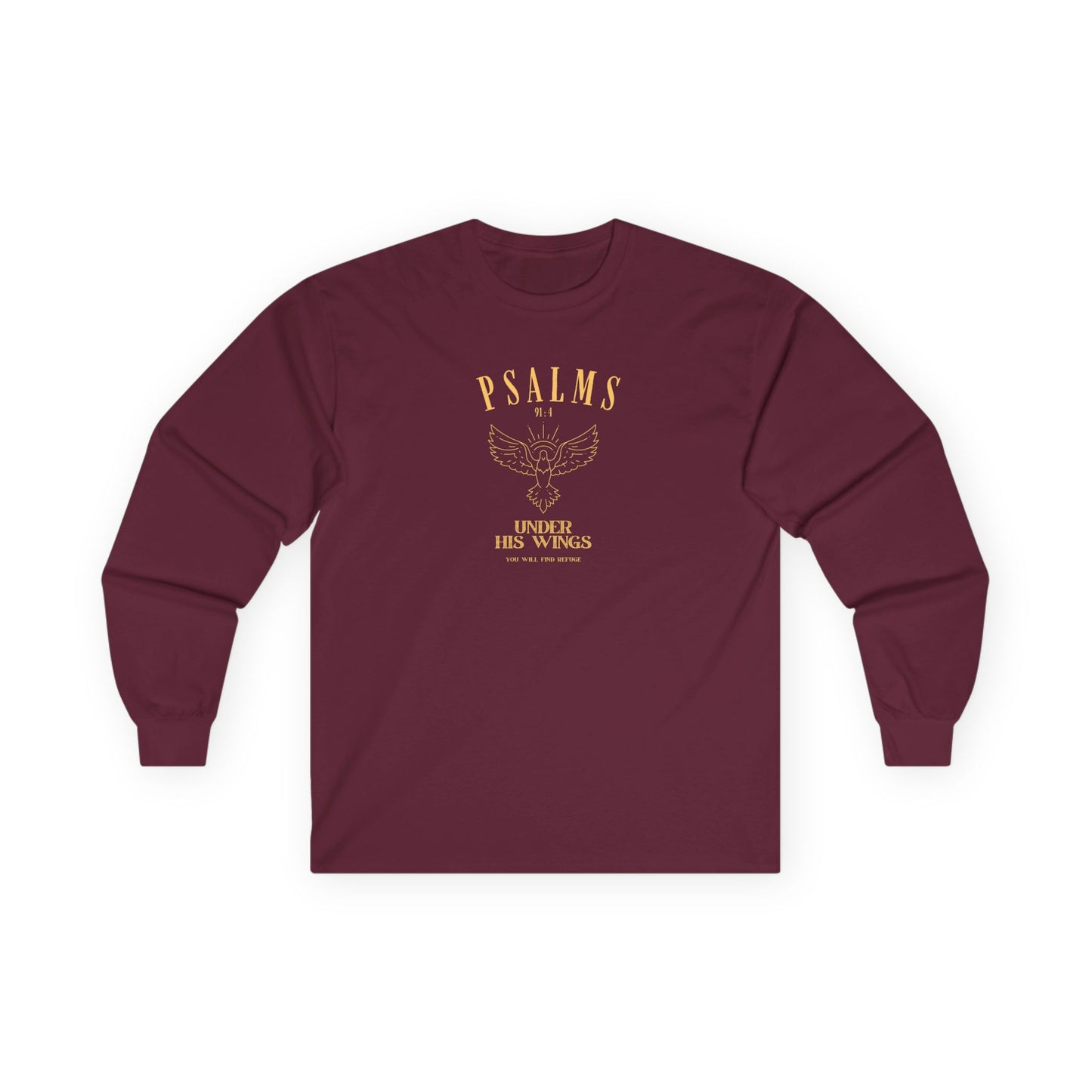 Under His Wings Long Sleeve tee