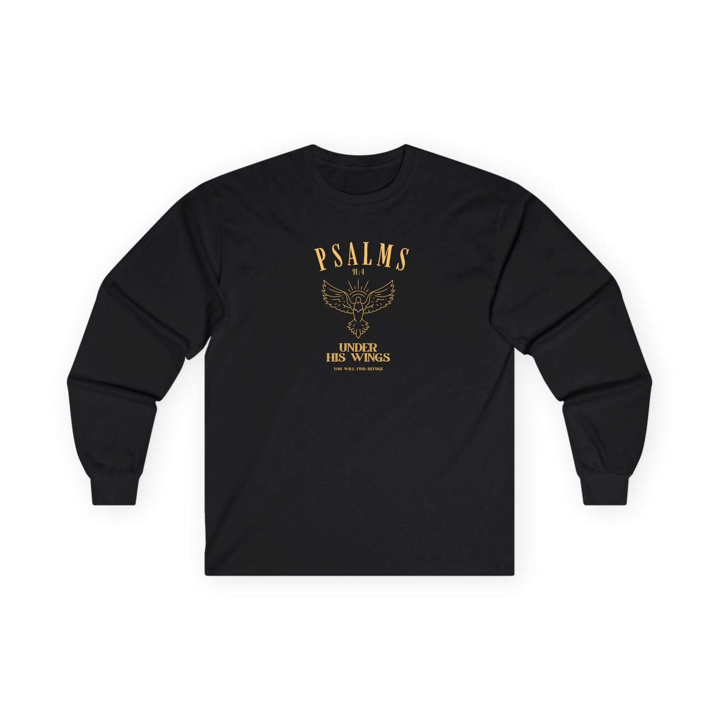 Under His Wings Long Sleeve tee
